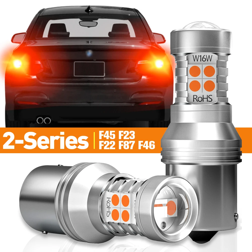 2x luz de freio led para bmw série 1 e81 e82 e87 e88 f20 f21 2004 2005 2006 2007 2008 2009 2010 2011 2012 acessórios lâmpada canbus