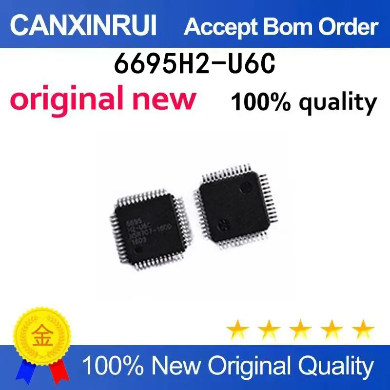 5pcs-100pcs）brand-new-original-6695h2-u6c-6695h2-u6c-qfp48-spot-chip-ic