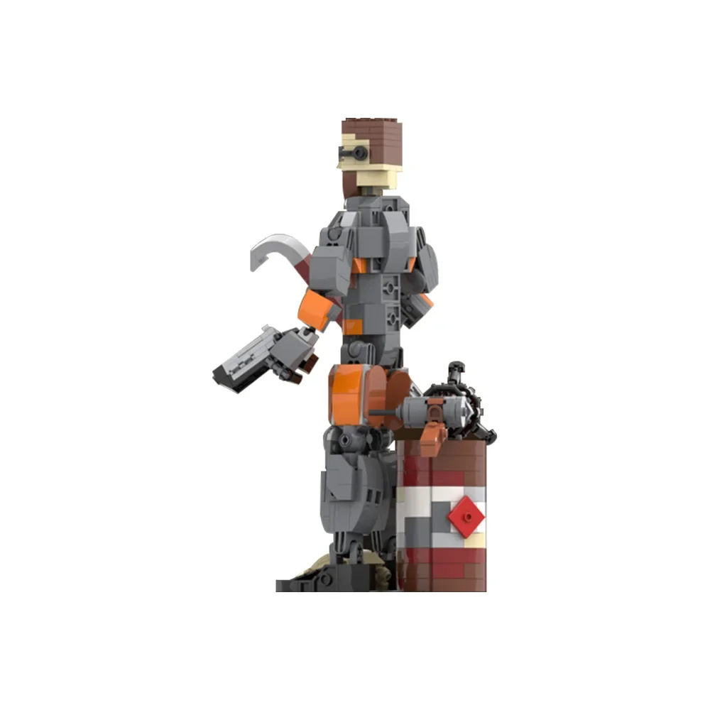 Décennie s de construction de figurines mystères Half-Life 2, jeu de tir MOC, modèle G-Man, briques Gordon Freeman, jouet assemblé bricolage, cadeau pour enfants