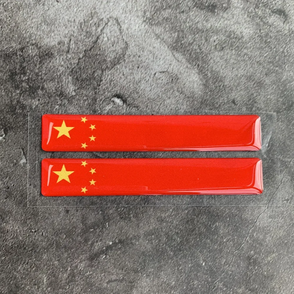 S T.National Flag สติกเกอร์ 3D หยดกาวหมวกกันน็อกกันน้ําอุปกรณ์ตกแต่งรถจักรยานยนต์สะท้อนแสง National Flag โลโก้