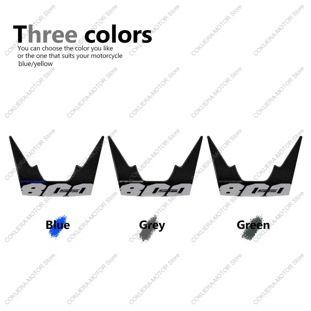 For V-strom 800 se vstrom 800 se Motorcycle front mouth protection decorative stickers motorcycle accessories 3d stickers