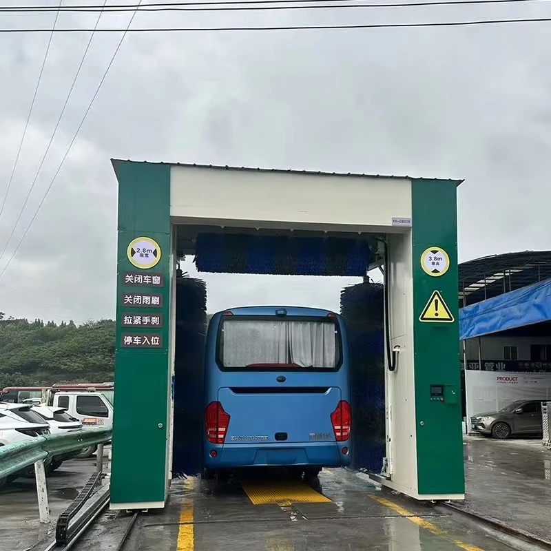 Customized Industrial Grade Automatic Bus Washing Machine 6 Brushes High Pressure Gantry Truck Car Wash Machine for Sale