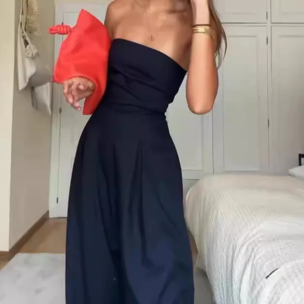 المرأة العصرية حللا مثير ملفوفة السراويل بذلة طويلة Conjuntos دي Pantalones