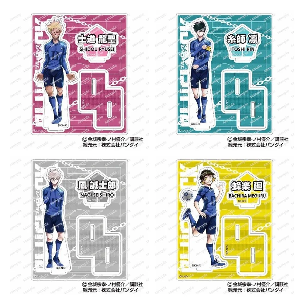 BLUE LOCK Anime Figure Shidou Ryuusei Nagi Seishiro Acrylic Stands Itoshi Rin Model Plate Desk Decor Standing Sign Birthday Gift