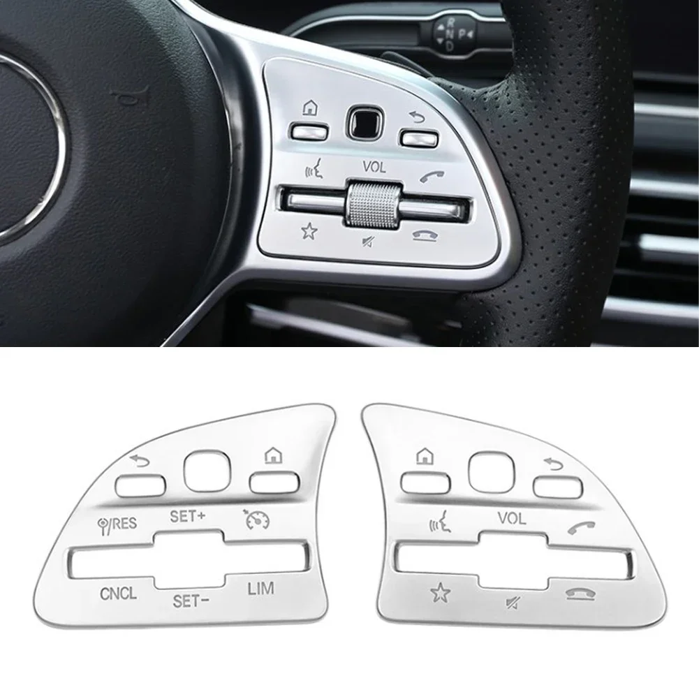 

Car Steering Wheel Air Conditioning Button Central Control Button Start Button Cover Sticker For Mercedes Benz GLB GLA A B CLA