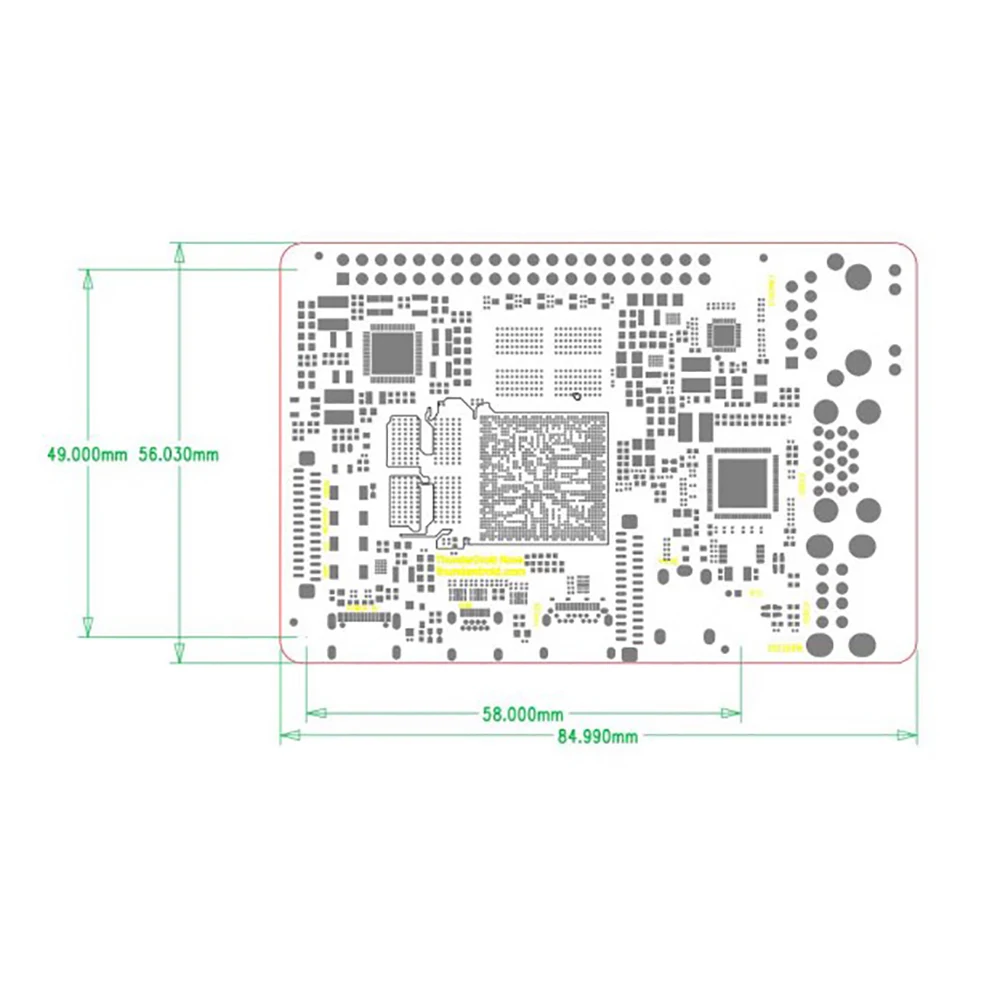 Imagem -05 - Impressora 3d Motherboard Sistema Nanodlp Resolução 8k14k Rk3588s