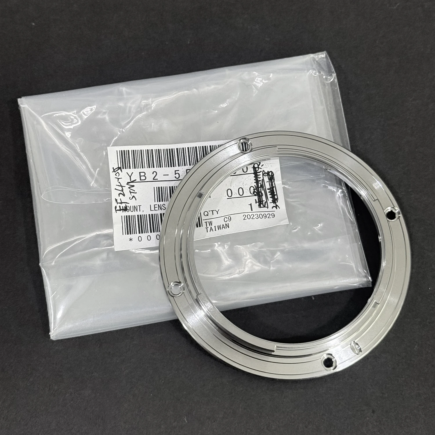 Para canon EF-S 18-135mm f/3.5-5.6 is usm lente baioneta metal baioneta montagem anel peça de reparo