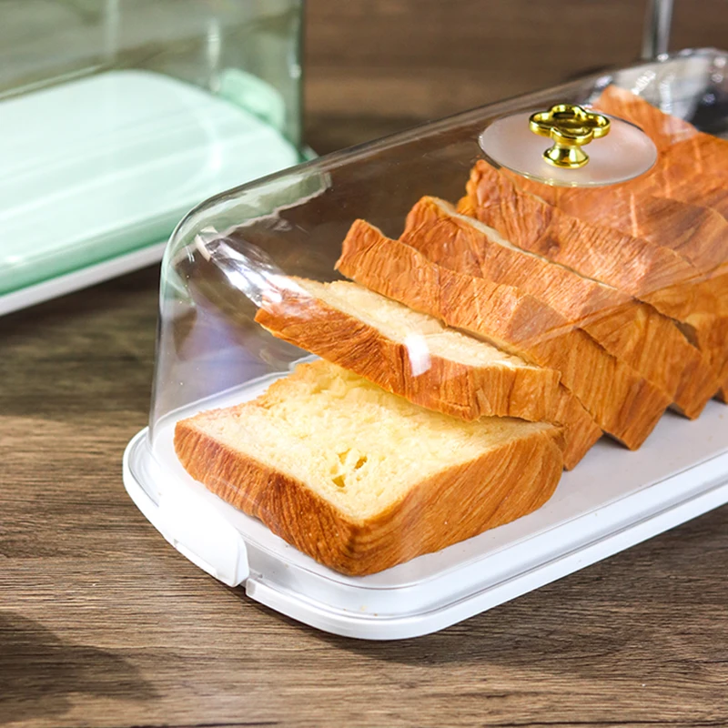 Scatola per imballaggio riutilizzabile per rotoli di torta Scatola per esposizione per riporre il pane tostato Contenitore per la conservazione della pasticceria Forniture per la cottura della cucina