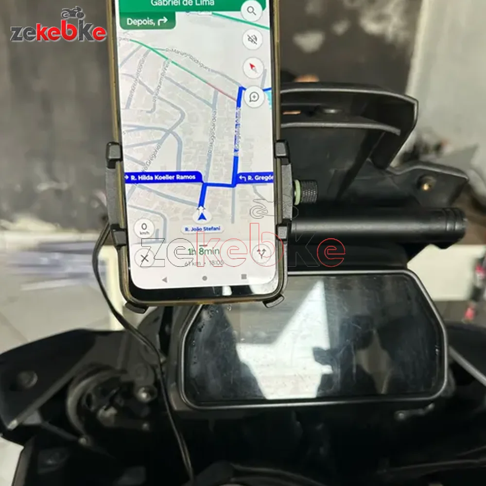 

For Yamaha Tracer 9 Tracer 9 GT Motorcycle CNC Mobile Phone GPS Navigation Handlebar Bracket Support Mount 2021-2022-2023-2024