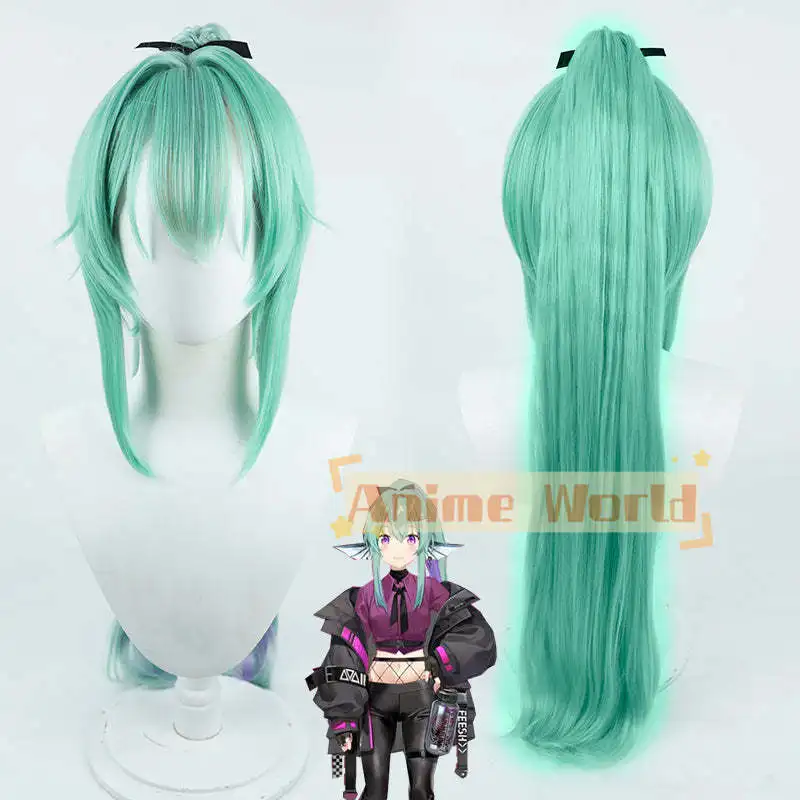 Virtual YouTuber Nijisanji LazuLight Portrait Finana Ryugu 2023 Cosplay Wig