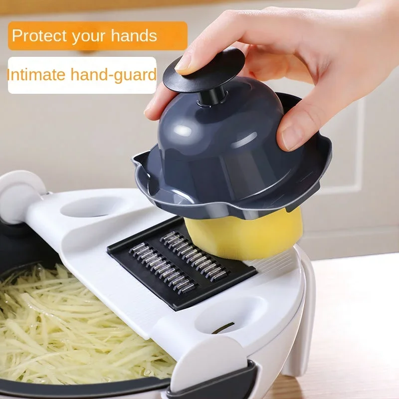 

Kitchen Supplies Multifunctional Vegetable Cutter, Handmade Household Potato Shredder Slicer