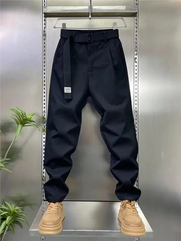 Casual Workwear Pants Men's Lazy Style Commute Outdoor Mountain Straight Leg Trendy Brand Long Trousers Autumn 2025 New Arrival