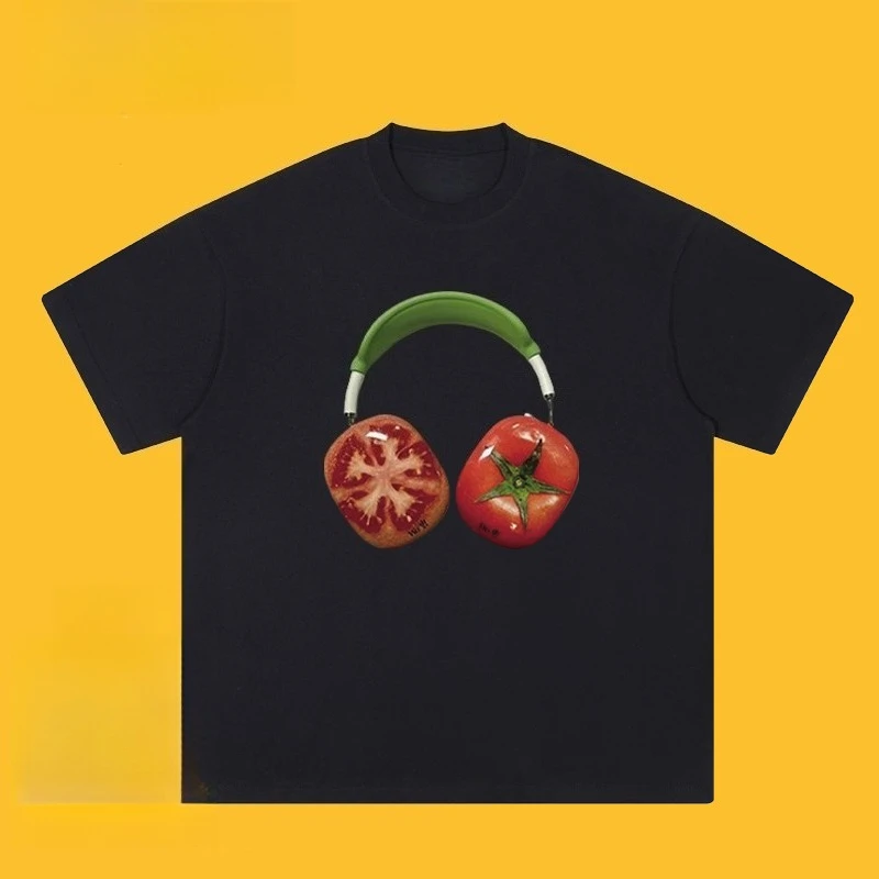 2026-nova-arte-diversao-design-sentido-tomate-impressao-de-alta-qualidade-manga-curta-camisetas-masculinas-e-femininas-tamanho-grande-solto-tripulacao-pescoco-topo