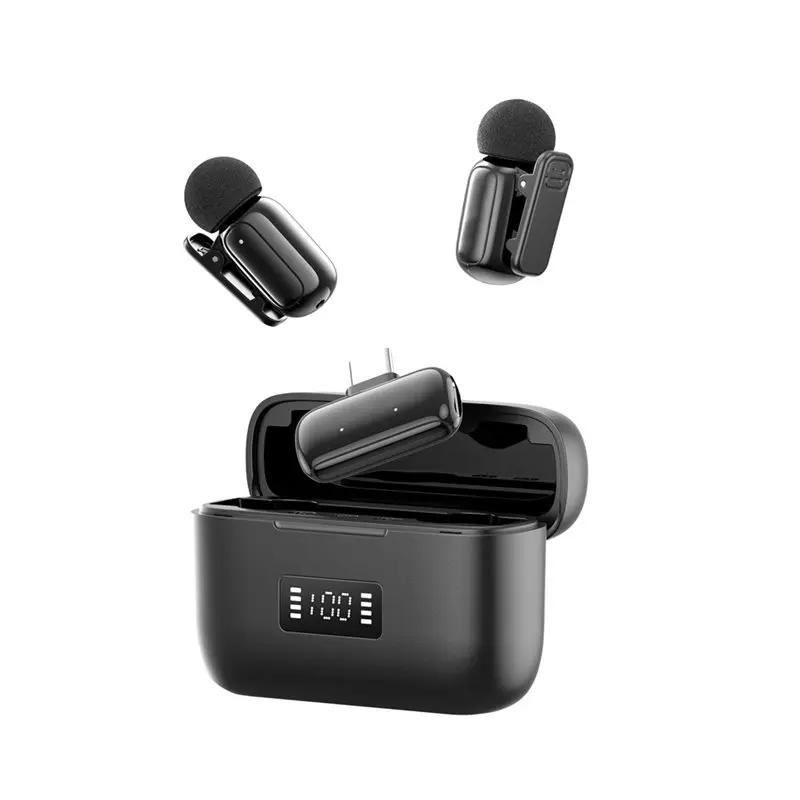 

B50B-A200 For Live-Streaming Vlog Wireless Lavalier Microphone Audio Video Recording Mini Mic