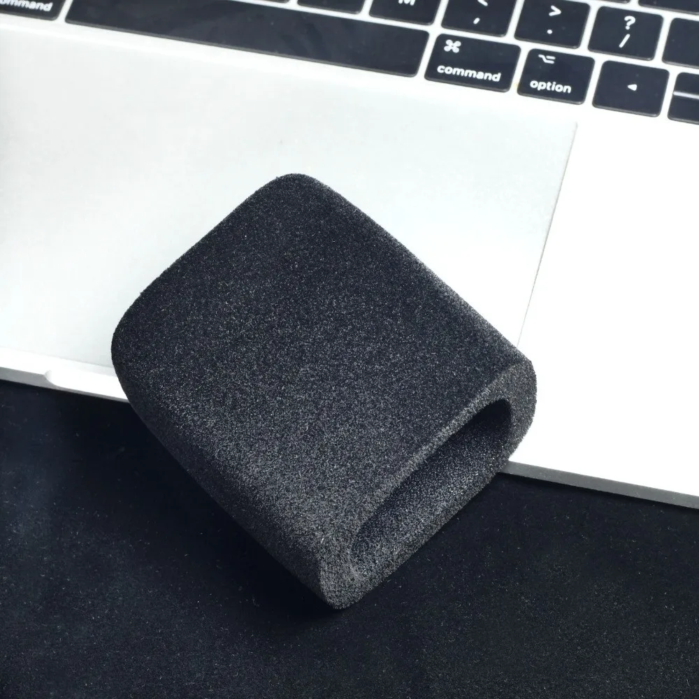 1pcs Replacement Mic Windscreen Cover Noise Reduction Flocked Sponge Foam Microphone Muff Windproof for FIFINE AmpliGame AM8