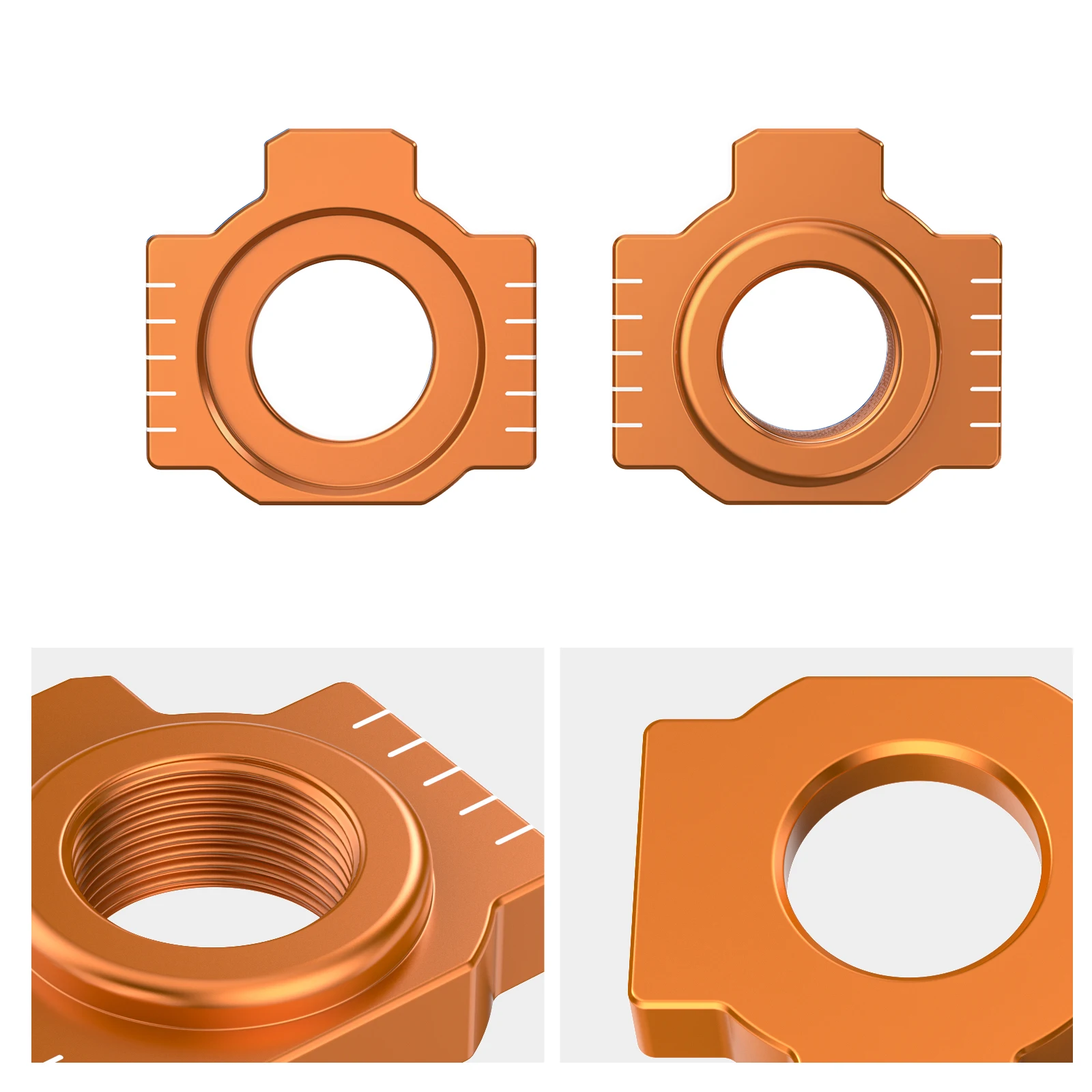 Axle Blocks Chain Adjuster Tensioner For KTM 690 790 950 990 1050 1090 1190 1290 Duke Enduro Supermoto Super Adventure R S LC8