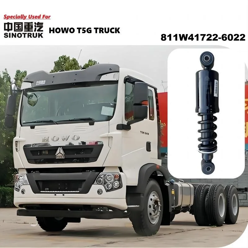 

HOWO T5G Front Suspension Spring Shock Absorber Assembly Original Quality 811W41722-6022 For HOWO T5G Parts HOWO TX Parts