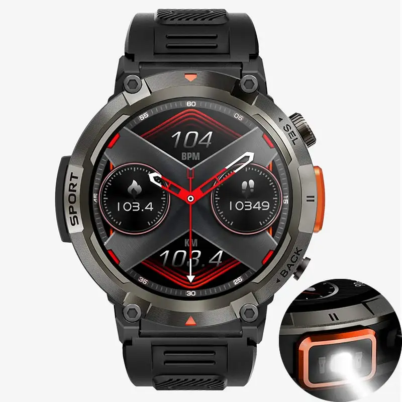 Montre connectée de sport pour homme, étanche IP68, appel BT, montre intelligente électronique pour homme, Android, iOS, nouveau