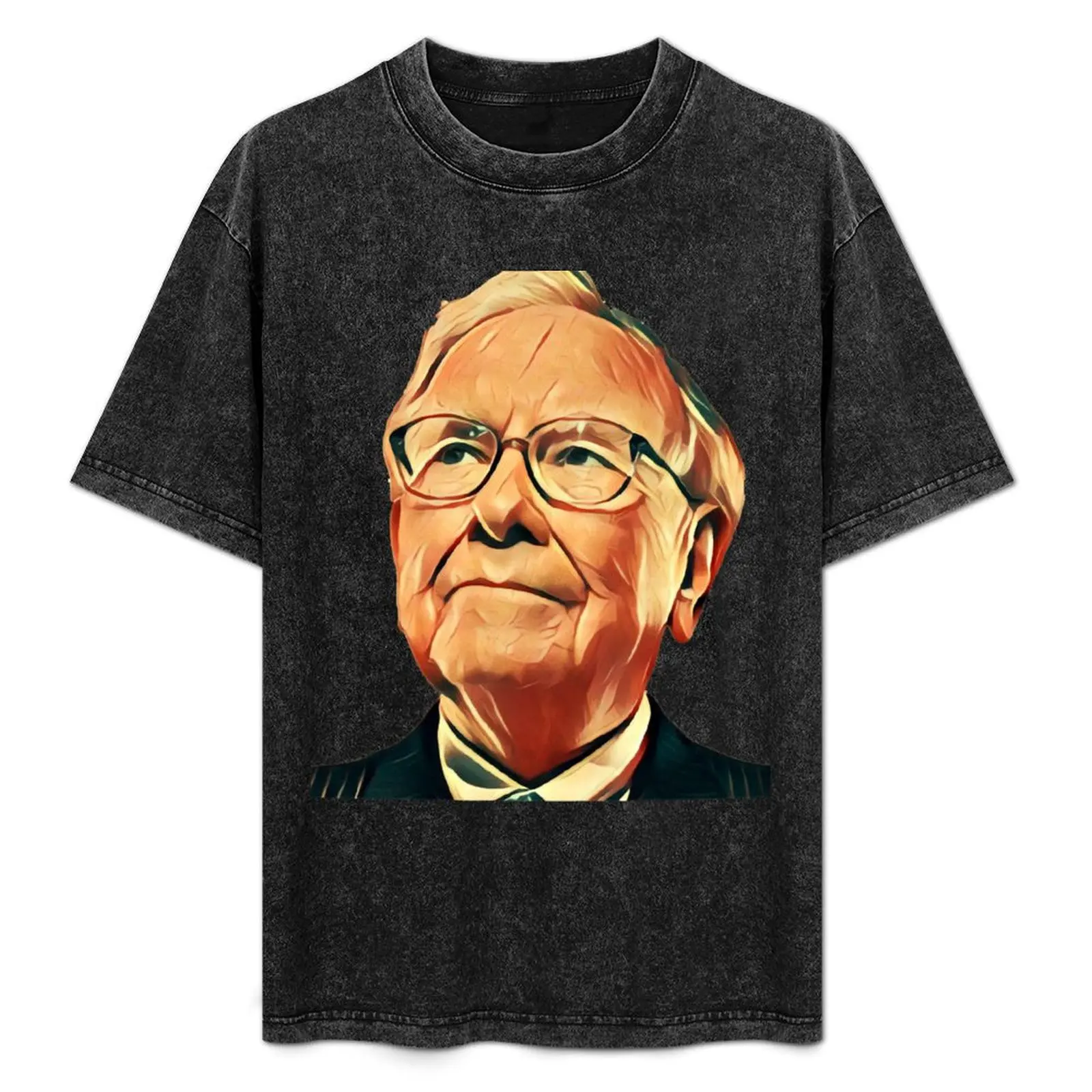 

warren-buffett T-Shirt customizeds cute tops essential t shirt mens champion t shirts