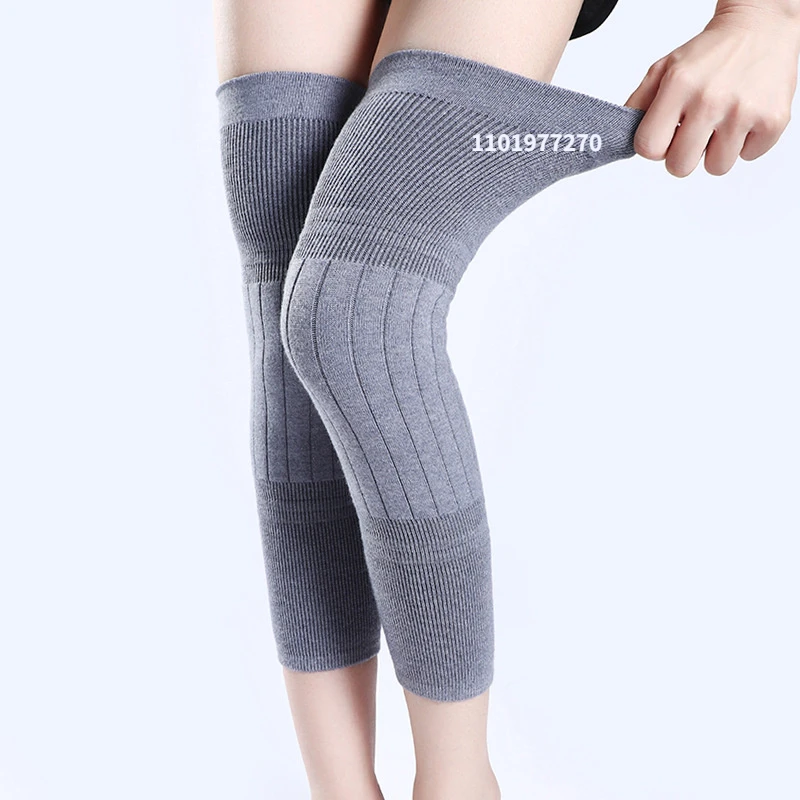 2PCS Winter Knee Brace Thermal Leg Knee Warmer Sleeve for Women Men Wool KneePad Support for Joint Pain Tendonitis Arthritis