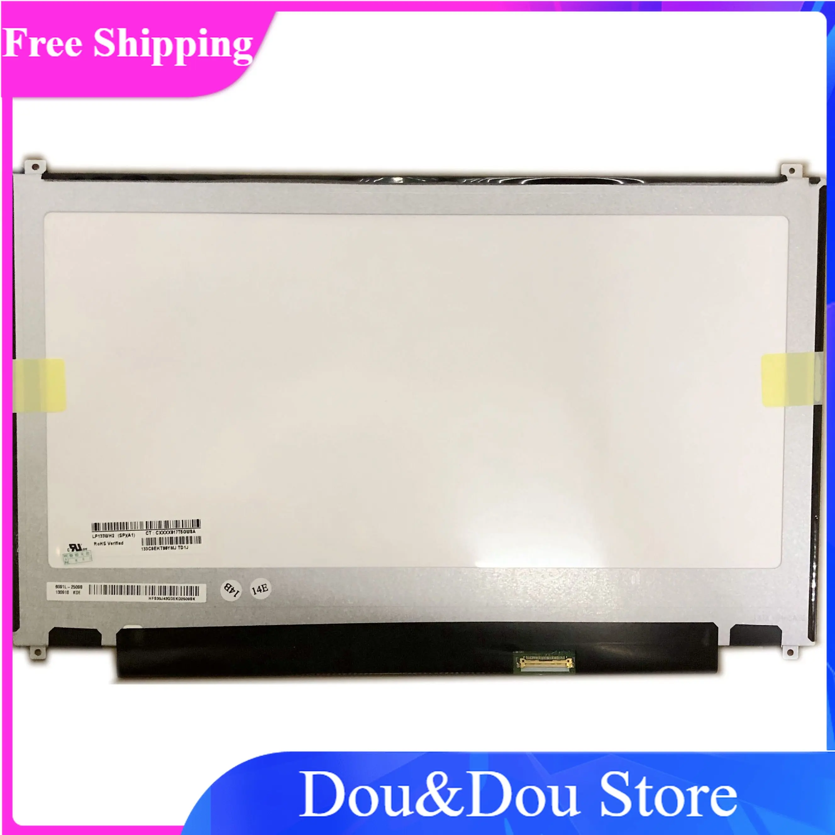 

LP133WH2 SPA1 LP133WH2 (SP)(A1) 30pin LCD Laptop LED up+down Screw Holes Display Screen