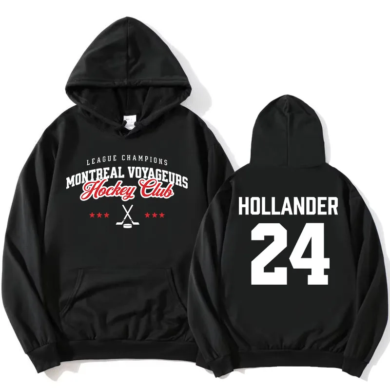 24 Hollander Montreal Voyageurs Hoodies TV Heated Rivalry Printing Sweatshirts Long Sleeve Fleece Hooded Pullovers Women Clothes