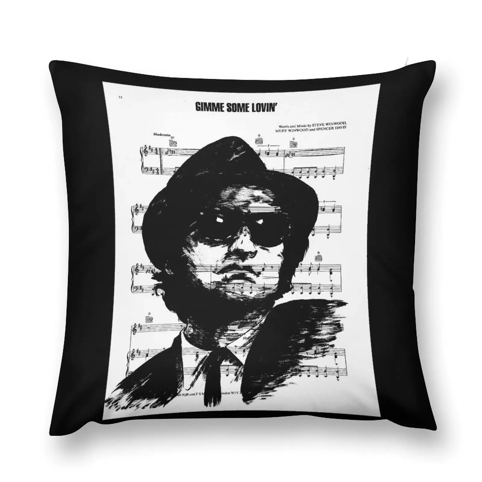 gimme some lovin Throw Pillow Plaid Sofa Bed pillowcases pillow