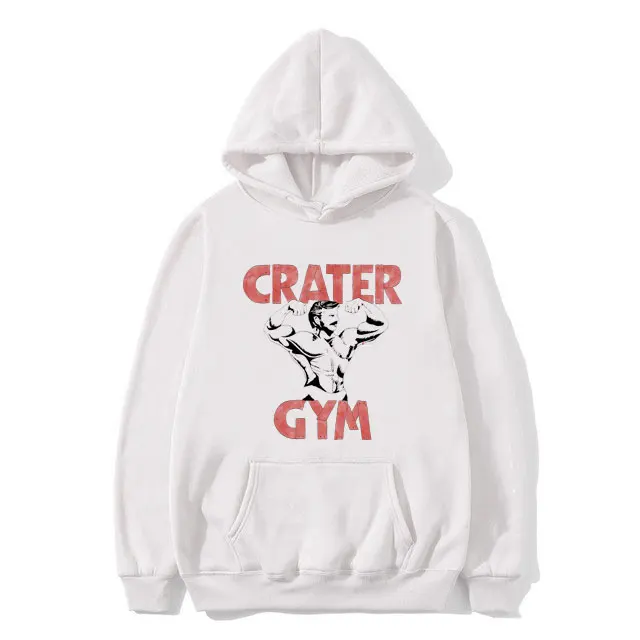 Funny Love Lies Bleeding Crater Gym Meme Graphic Hoodie Men Women Fitness Gym Oversized Sweatshirt Male Cotton Pullover Hoodies