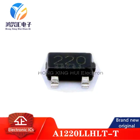 A1220LLHLT-T 홀 효과 센서 25mA 래치 3.3V/5V/9V/12V/15V/18V 자동차 3 핀 SOT-23W T/R Best5