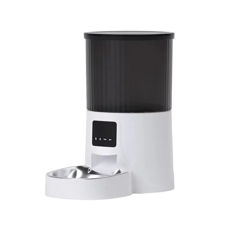 

Wireless Automatic Pet Feeder 6L Smart Dog Cat Food Dispenser Timer Programmable Feeding Bowl Voice Recording App Control