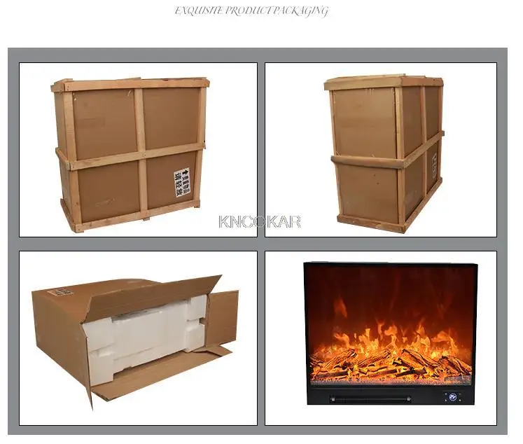 Kaminkernsimulation Flamme eingebetteter elektronischer Kamin falsches Feuer dekorativer Schrankheizung elektronischer Kamin für zu Hause
