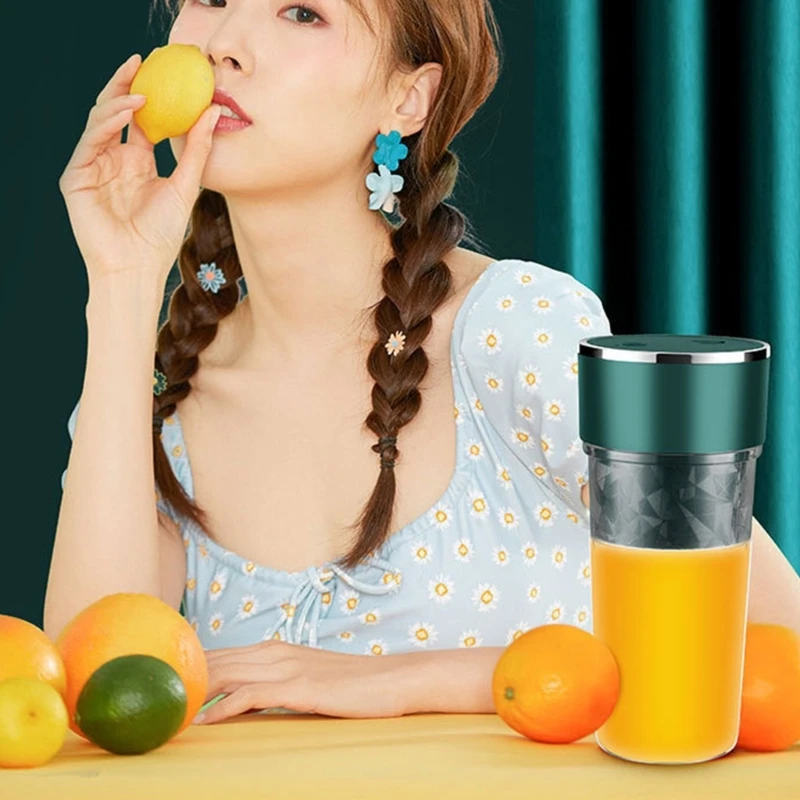 Многофункциональный электрический апельсиновый пресс, портативный USB-блендер, беспроводная маленькая соковыжималка, машина для