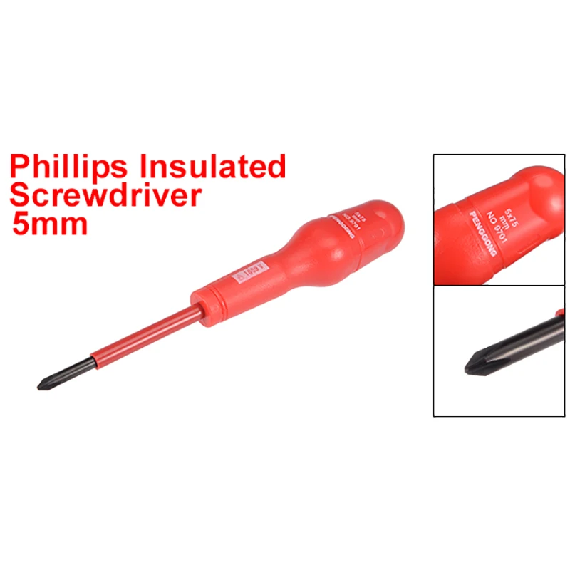 Insulated Screwdriver 1000V Phillips Electrician Dedicated Insulation Isolation Current Precision Magnetic Tip Repair Hand Tools