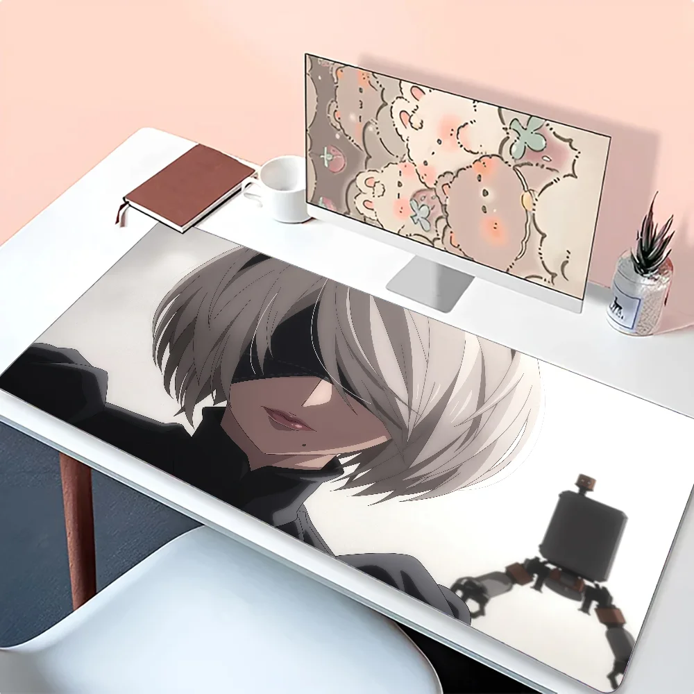 NieRAutomata Anime Mouse Mat Desk Mat With Pad Gaming Accessories Prime Gaming XXL Keyboard Pad image 3