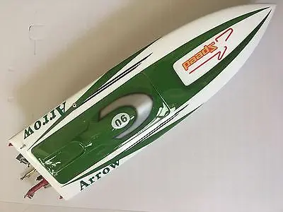 Zabawka E36 High Speed Prepainted Green Electric Racing KIT RC Boat Hull Only for Advanced Player Toucan Remote Control Ship TH02654