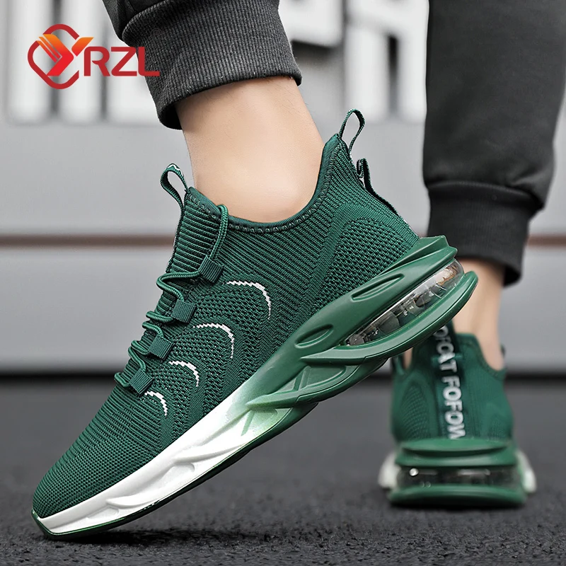 

YRZL Men Sneakers Running Shoes Breathable Lightweight Comfortable Mesh Sports Shoes Non Slip Soft Sole Casual Sneakers for Men