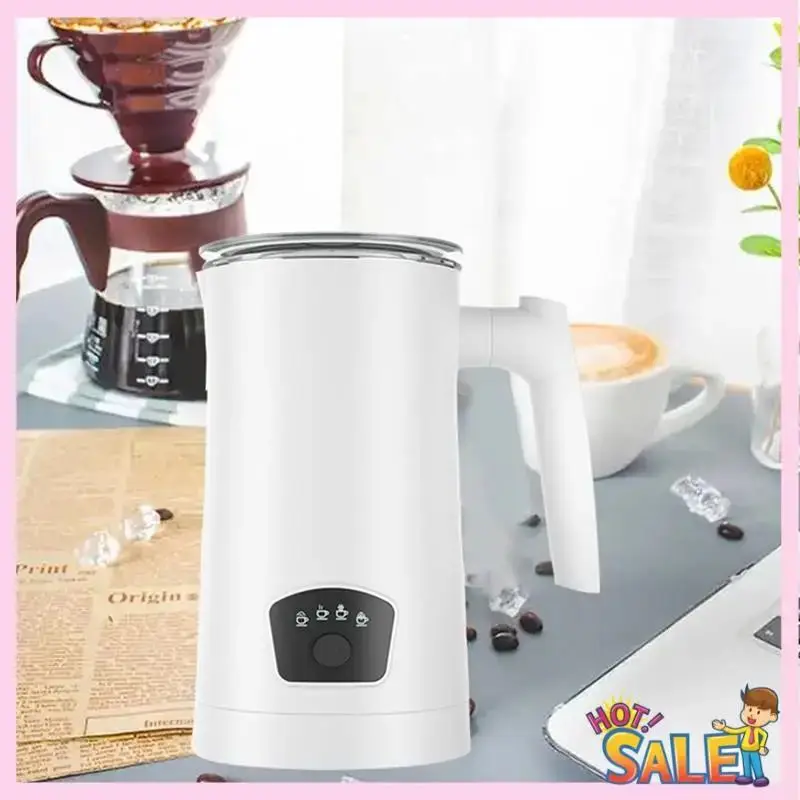 

Electric Milk Frothers 100% Foaming 400W 4in1 Coffee Latte Maker 304 Cup Body Magnetic Suspergion Foam Magnetic Suspergion Foam