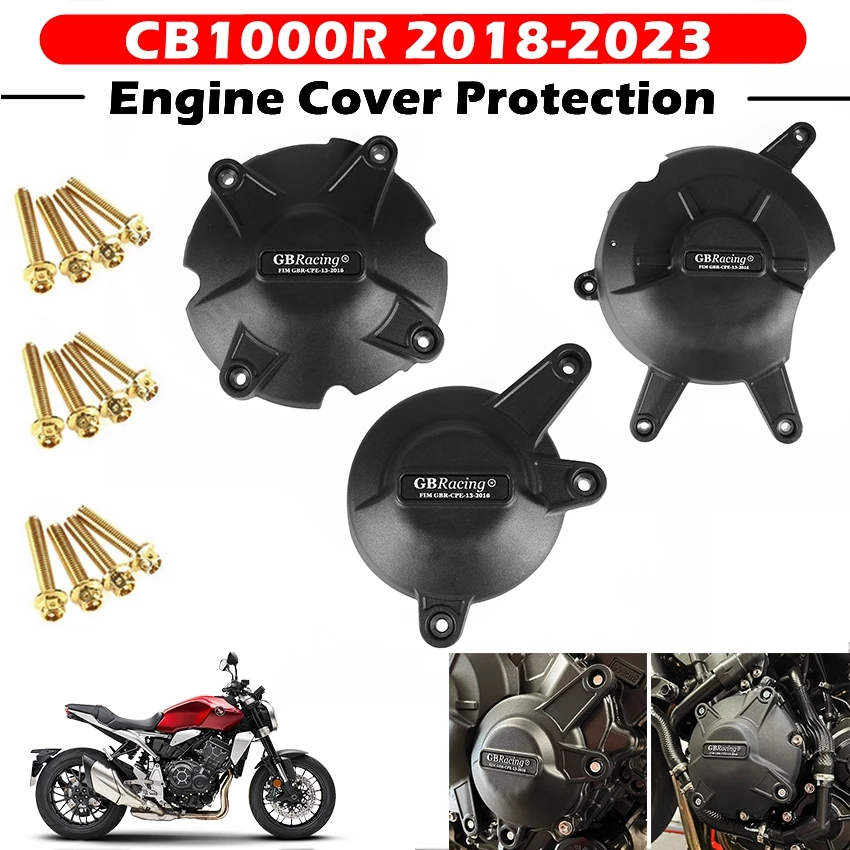 

Motorcycles Engine Cover Protection Case GB Racing For HONDA CB1000R 2018 2019 2020 2021 2022 2023 GBRacing Engine Covers