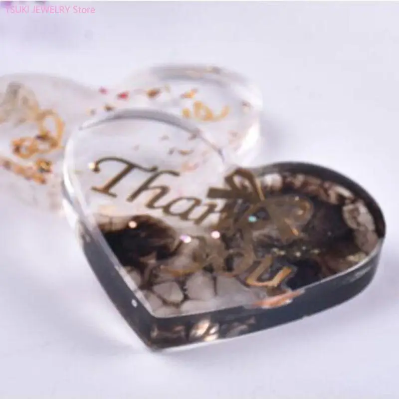 

62KE Flower Series Wishes Stickers Epoxy Leaves Metal Stickers English Copper Stickers for DIY Crafts Home Decor