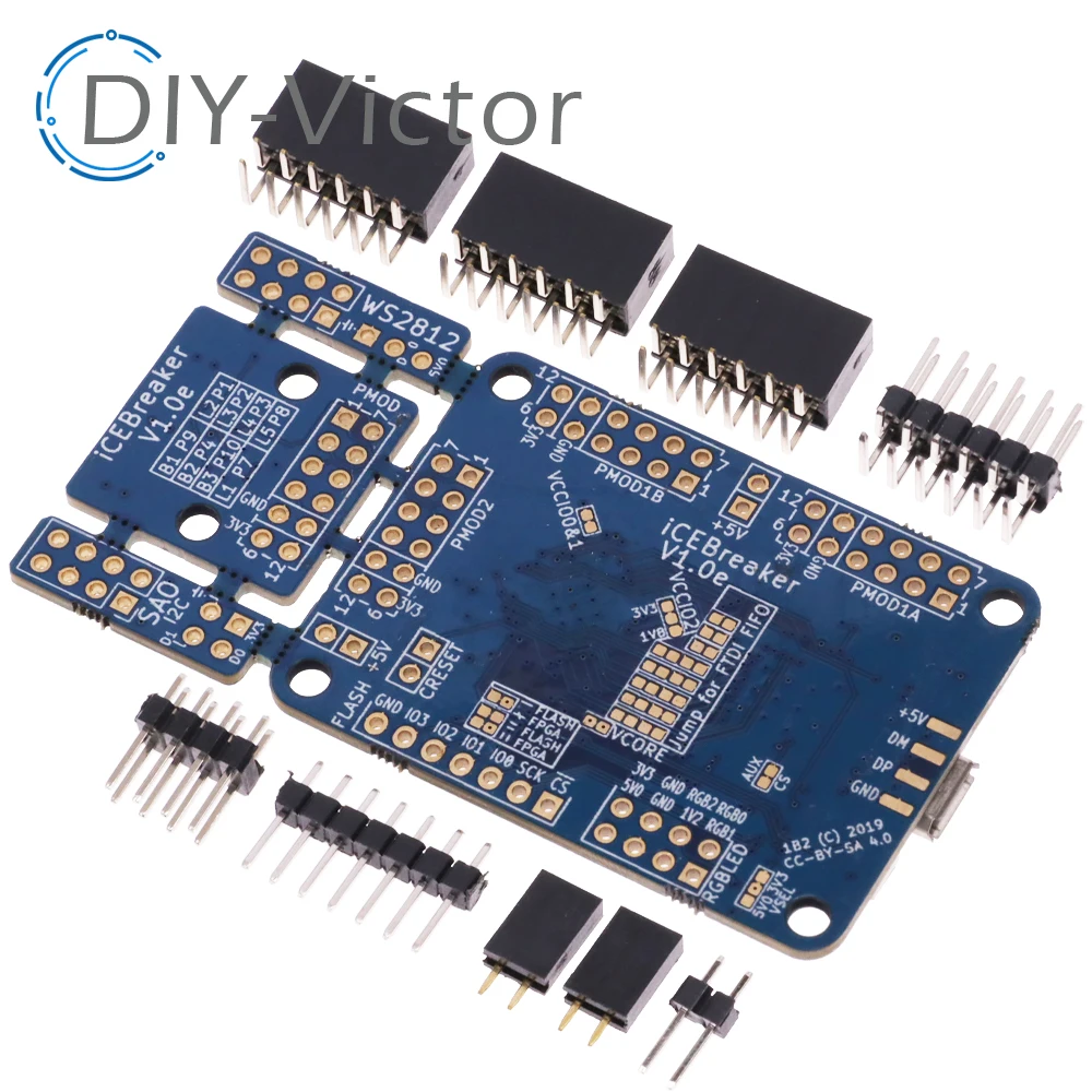 V1.0e FPGA development board iCE40UP5k 120 Kbit For Pmod Connectors iCEBreaker