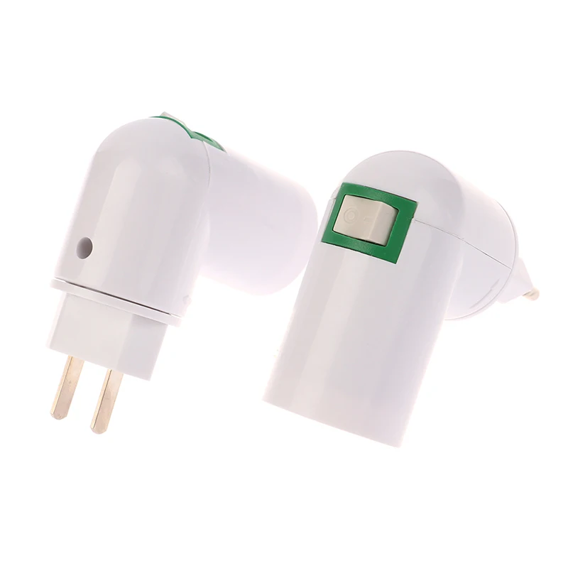 Suporte da lâmpada ajustável all-round, soquete E27, bases de luz, conversor de lâmpada, adaptador de lâmpada, UE, plug US, 1pc