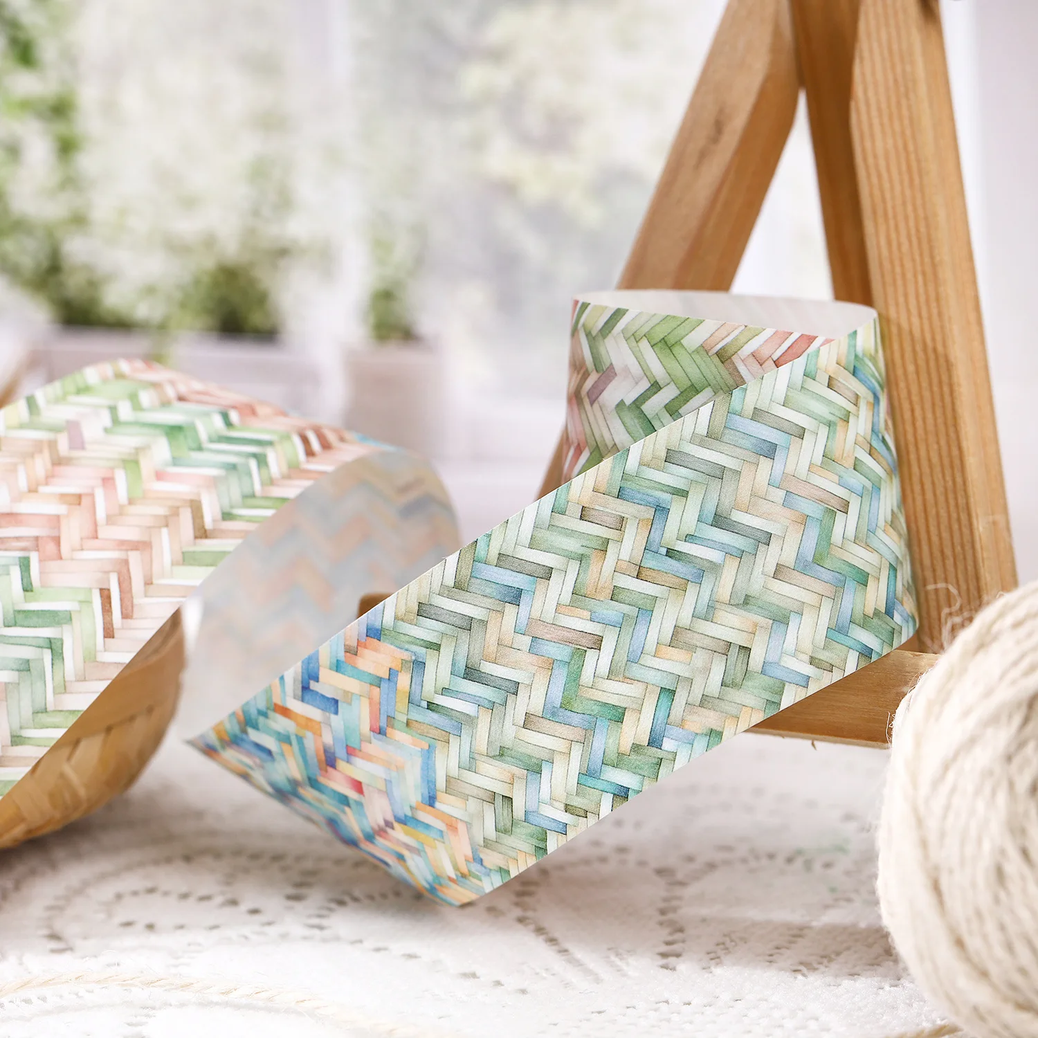 

1pcs DIY Decoration Adhesive Tapes Japanese Interwoven drawing Washi Tapes Masking Tapes stickers stationery