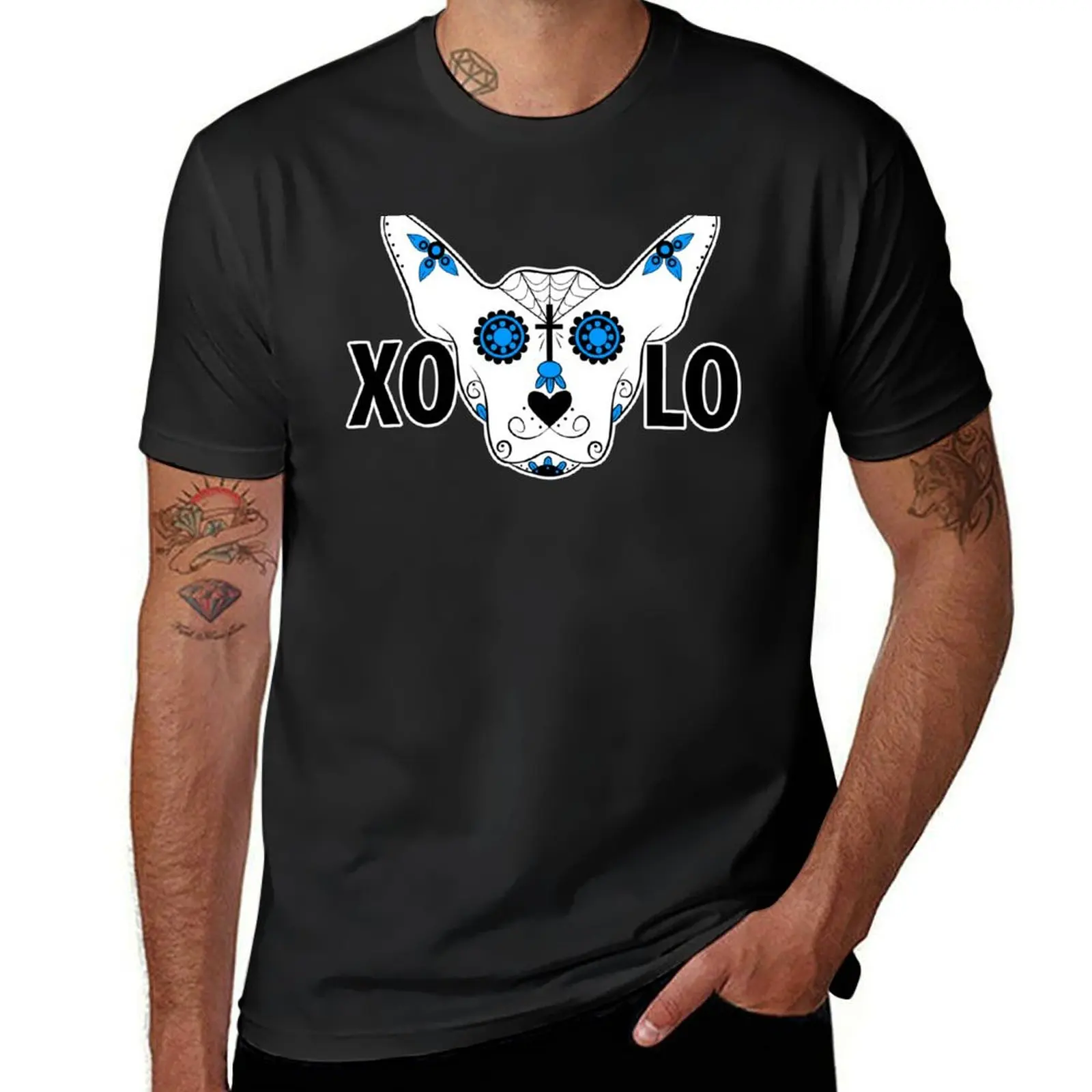 Xolo Sugar Skull T-Shirt cute clothes shirts graphic tees oversized plus size tops mens graphic t-shirts pack