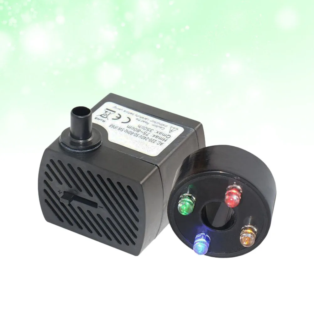 

Submersible Water Pump 2 Tank Aquarium Rockery Black LED Circulation Energy Saving Low Noise Adjustable Flow Easy Clean