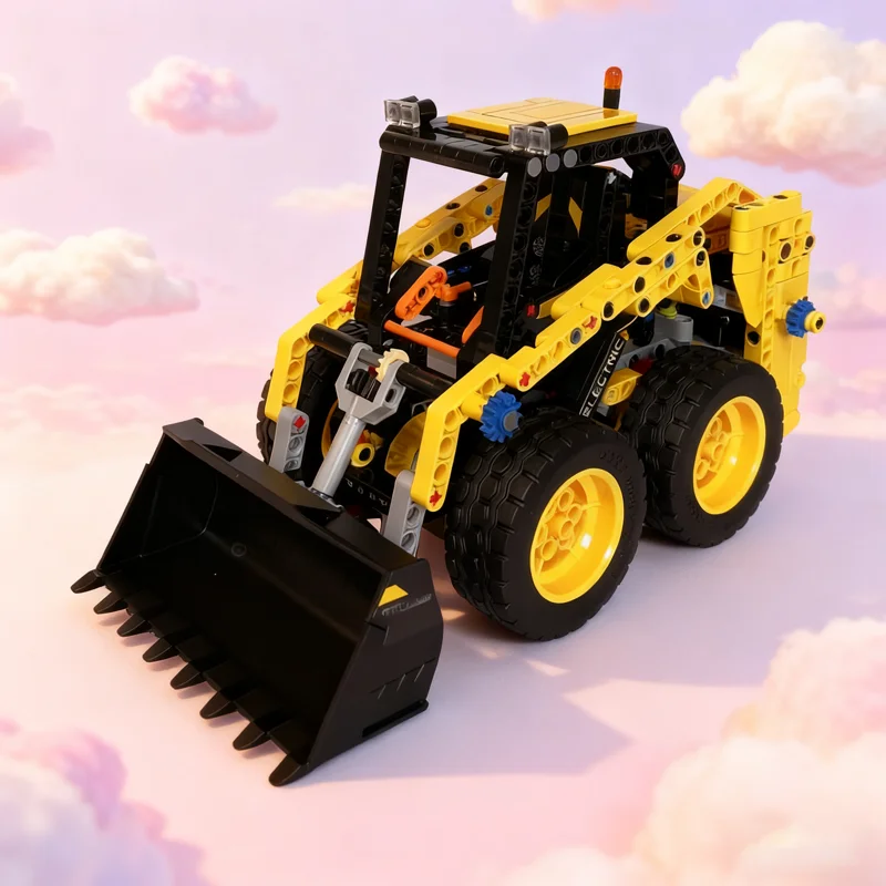 

650pcs MOC Skid Steer Loader Technical Model Building Blocks Construction Idea Education Brick Toys Christmas Gifts Kids