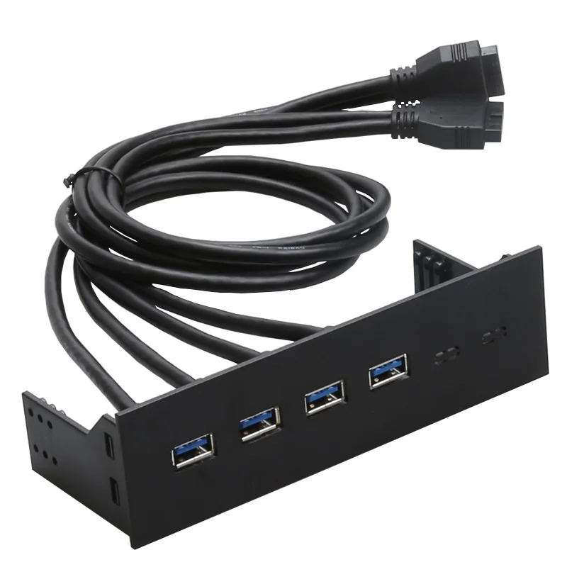 Painel frontal do computador PC com 4 portas USB3.0 Cabo USB de 60 cm