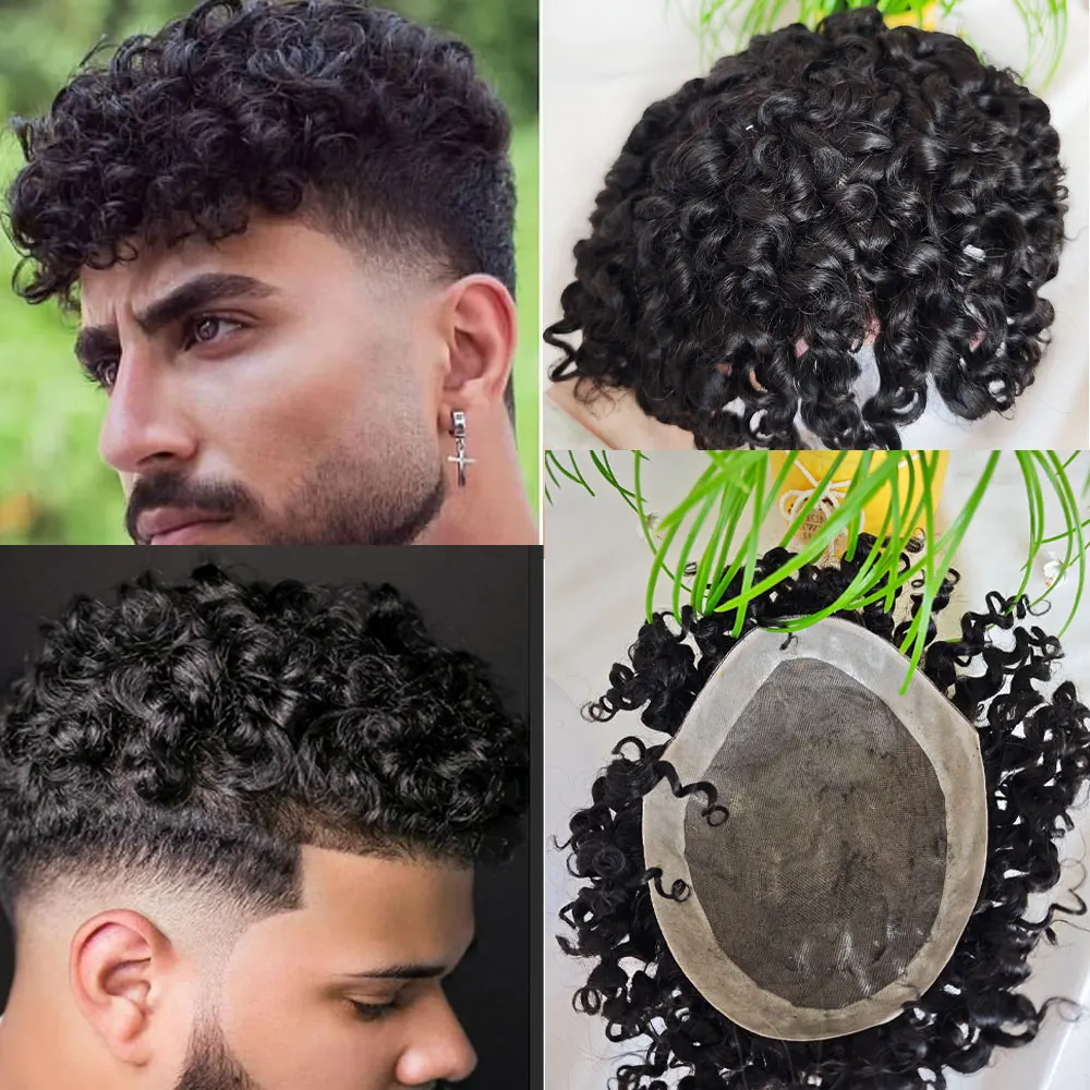 stock-fine-durable-mono-base-hair-curly-system-toupee-with-indian-human-hair-men's-6x8-7x9-8x10-size-kinky-curly-toupee