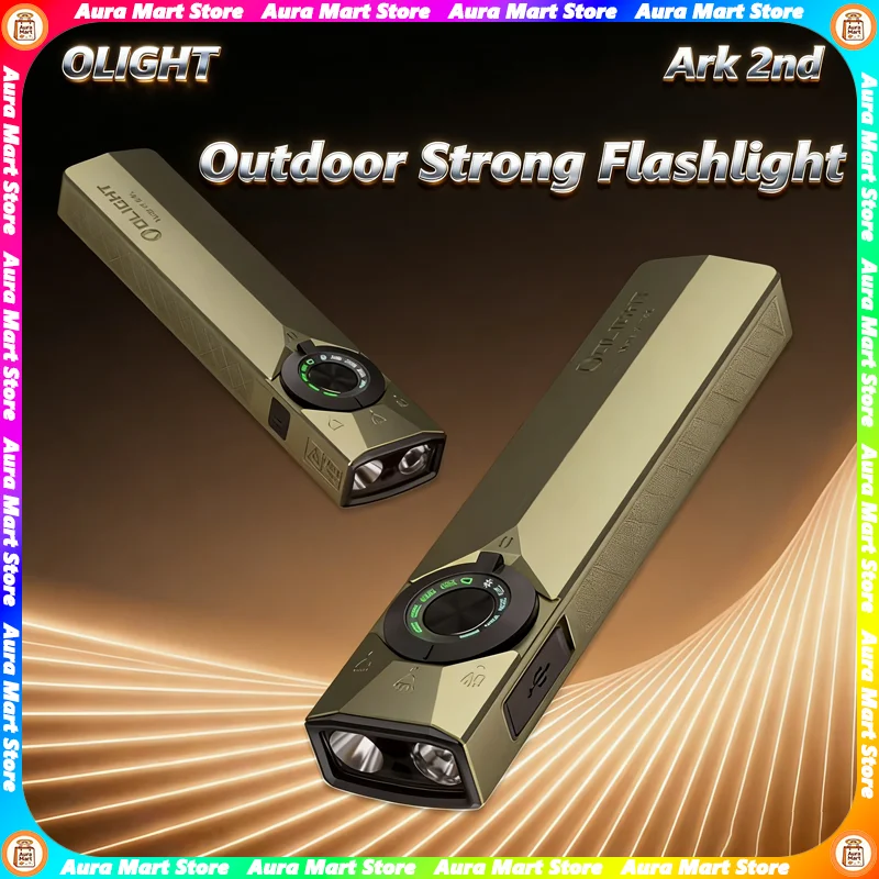 

Новый фонарь OLIGHT Ark 2-го поколения Pro/Ultra 4-в-1 для активного отдыха, портативный, мощный, с длительным временем работы и двойной зарядкой