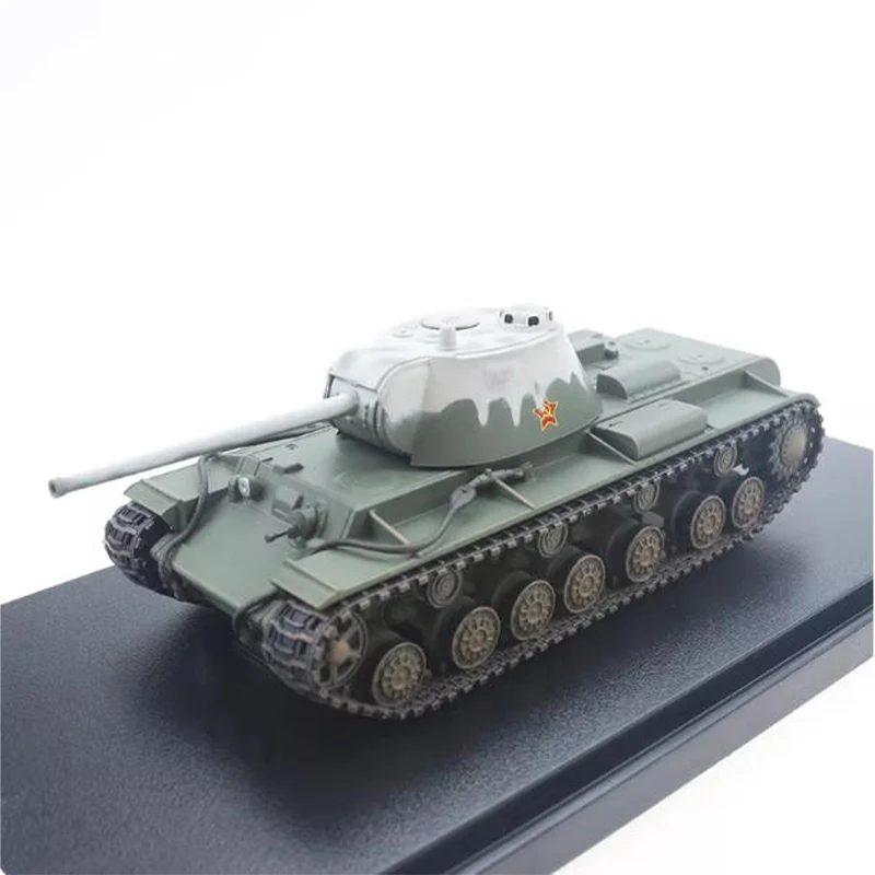 

12163PB KV-3 White Turret Simulation Alloy Track-type Tank Model Static Display Collectible Toy Gift Souvenir Decoration