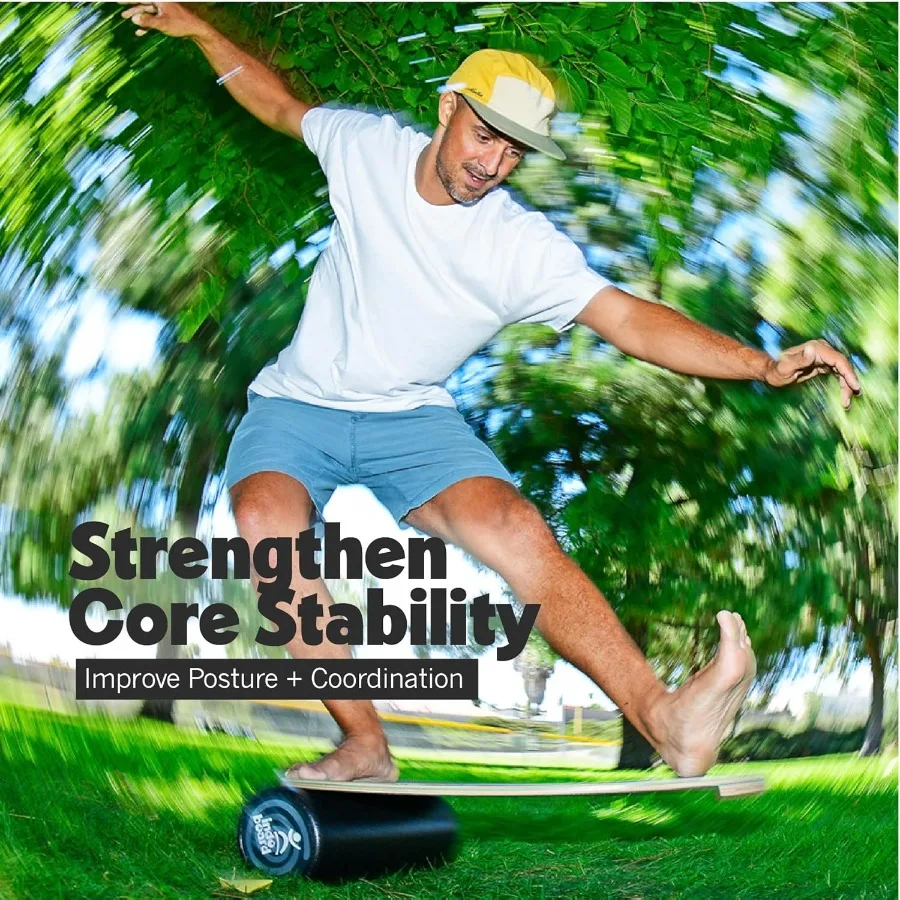 مدرب لوح التوازن الداخلي الأصلي لثبات القوة الأساسية والأداء الرياضي مثالي لركوب الأمواج والتزلج #5